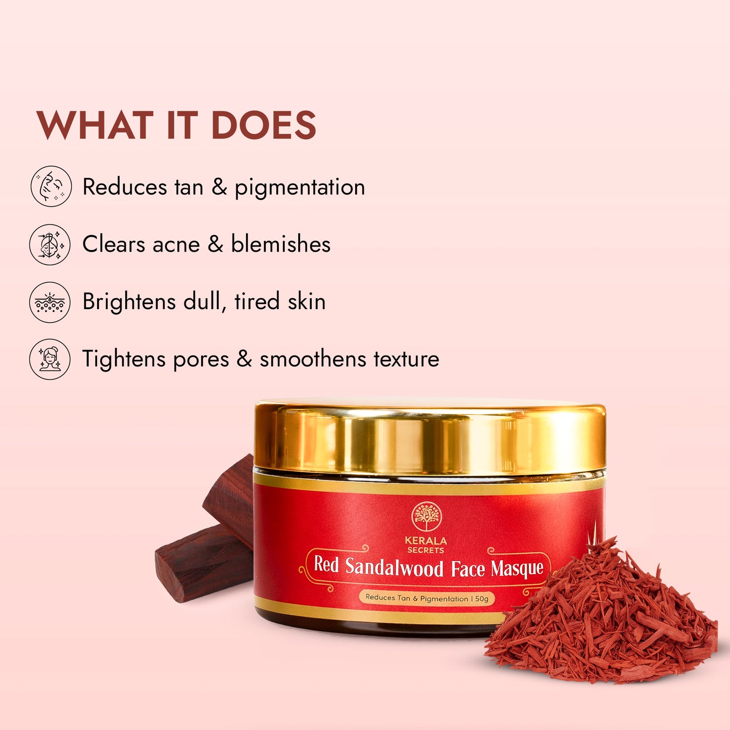 Red Sandalwood Face Masque