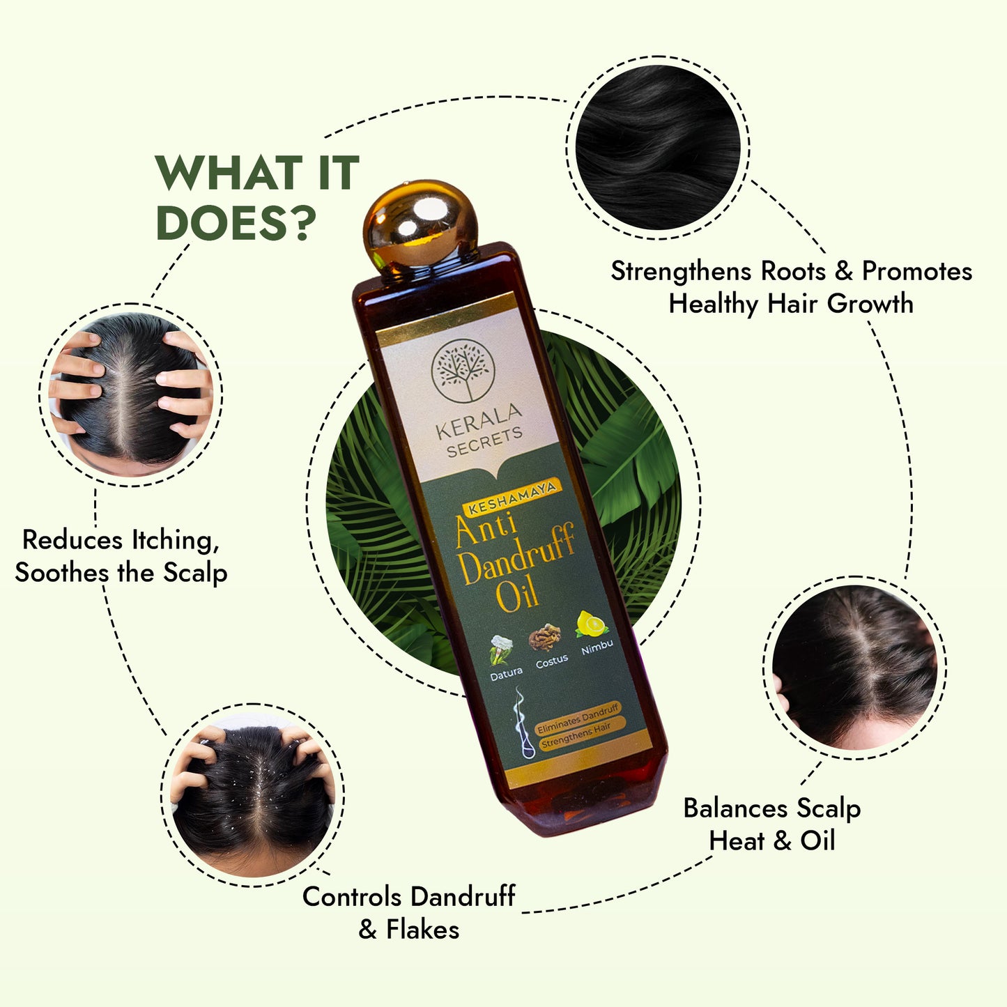 Keshamaya - Anti Dandruff Hair Oil